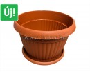 VIRÁGCSERÉP + ALÁTÉT BELLA 24CM / 15