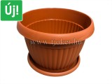 VIRÁGCSERÉP + ALÁTÉT BELLA 24CM / 15
