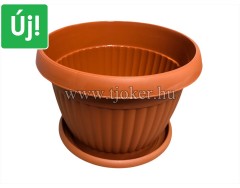 VIRÁGCSERÉP + ALÁTÉT BELLA 24CM / 15