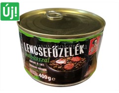 MP.LENCSEFŐZELÉK KOLBÁSSZAL 400GR. / 6
