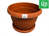 VIRÁGCSERÉP + ALÁTÉT 30CM BELLA / 15