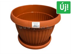 VIRÁGCSERÉP + ALÁTÉT 30CM BELLA / 15