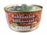 FOOD BABFŐZELÉK+KOLBÁSZ 300G./ 6