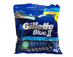 GILLETTE 20DB.BLUE II.PLUS BOROTVA/20
