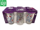 ÜVEGPOHÁR 180ML DEKOROS 6DB-OS/ 8