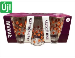 ÜVEGPOHÁR KÁVÉS 6DB-OS 85ML./ 12