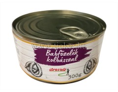 ÚTRAVALÓ BABFŐZ.+KOLBÁSZ 300GR./ 6