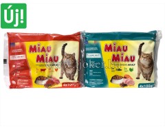 MIAU 4X100GR. NEDVES MACSKAELEDEL/ 13